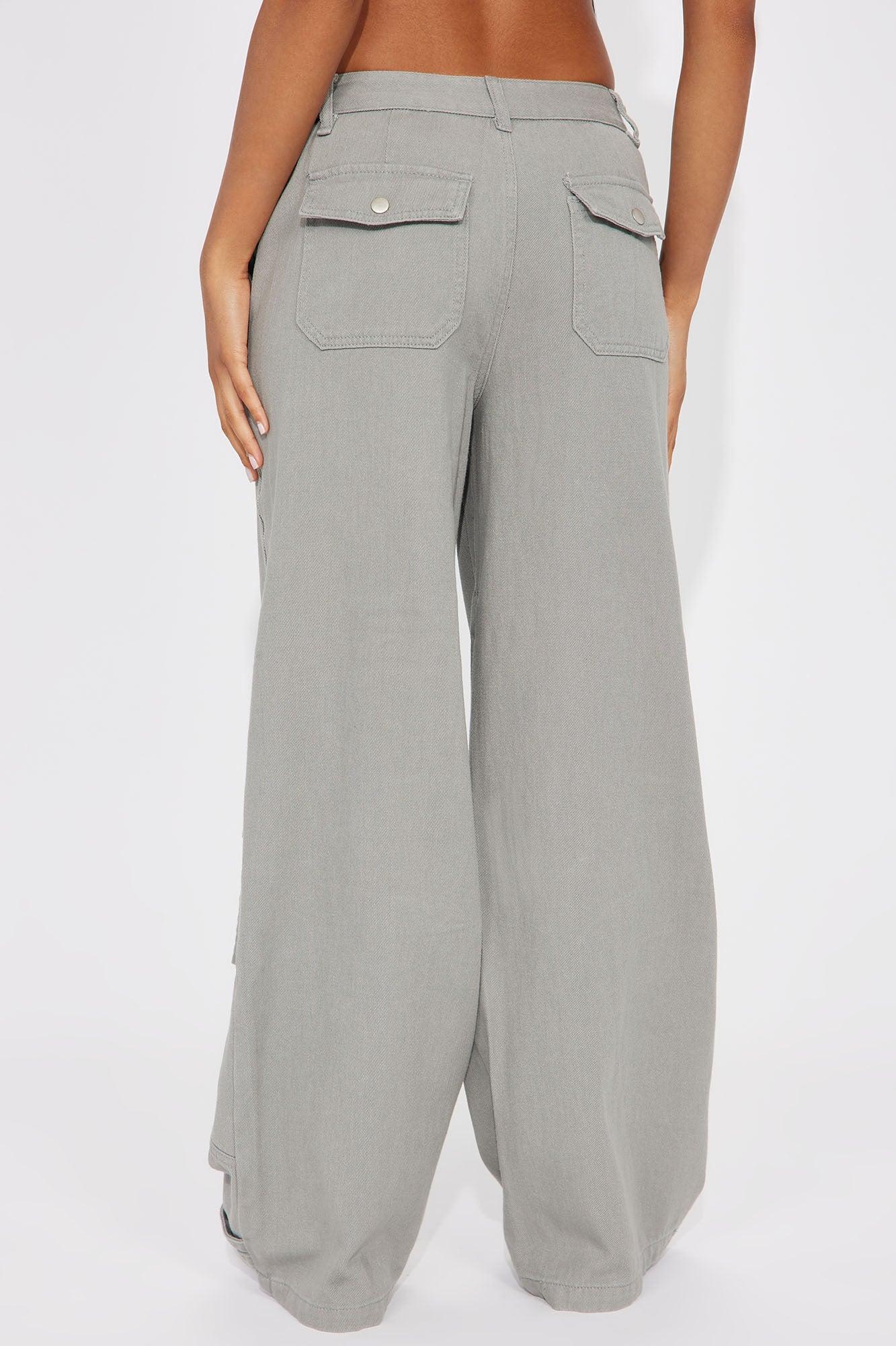 I Do It Better Cargo Pant - Grey Product Image