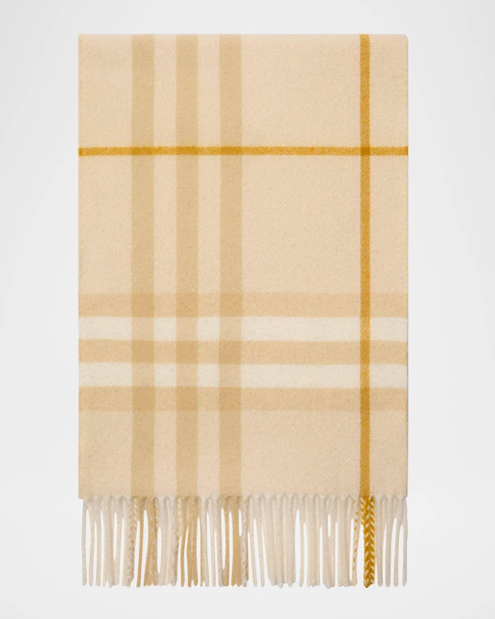Giant Check Cashmere Scarf Product Image