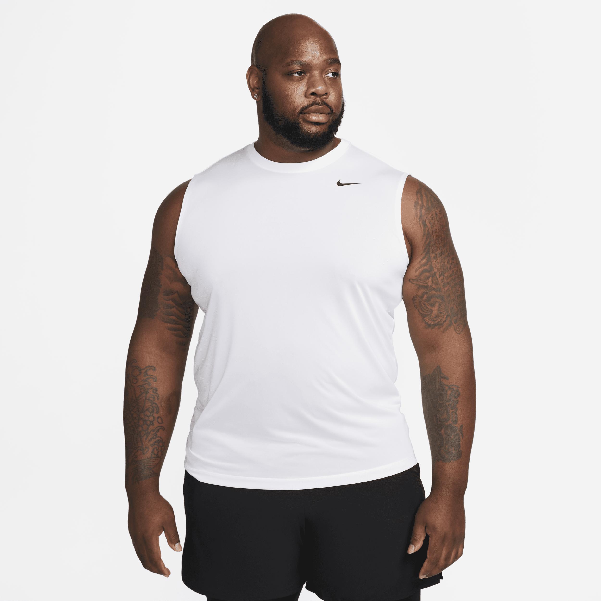 Nike Mens Dri-FIT Legend Sleeveless Fitness T-Shirt | DX0991-100 Product Image