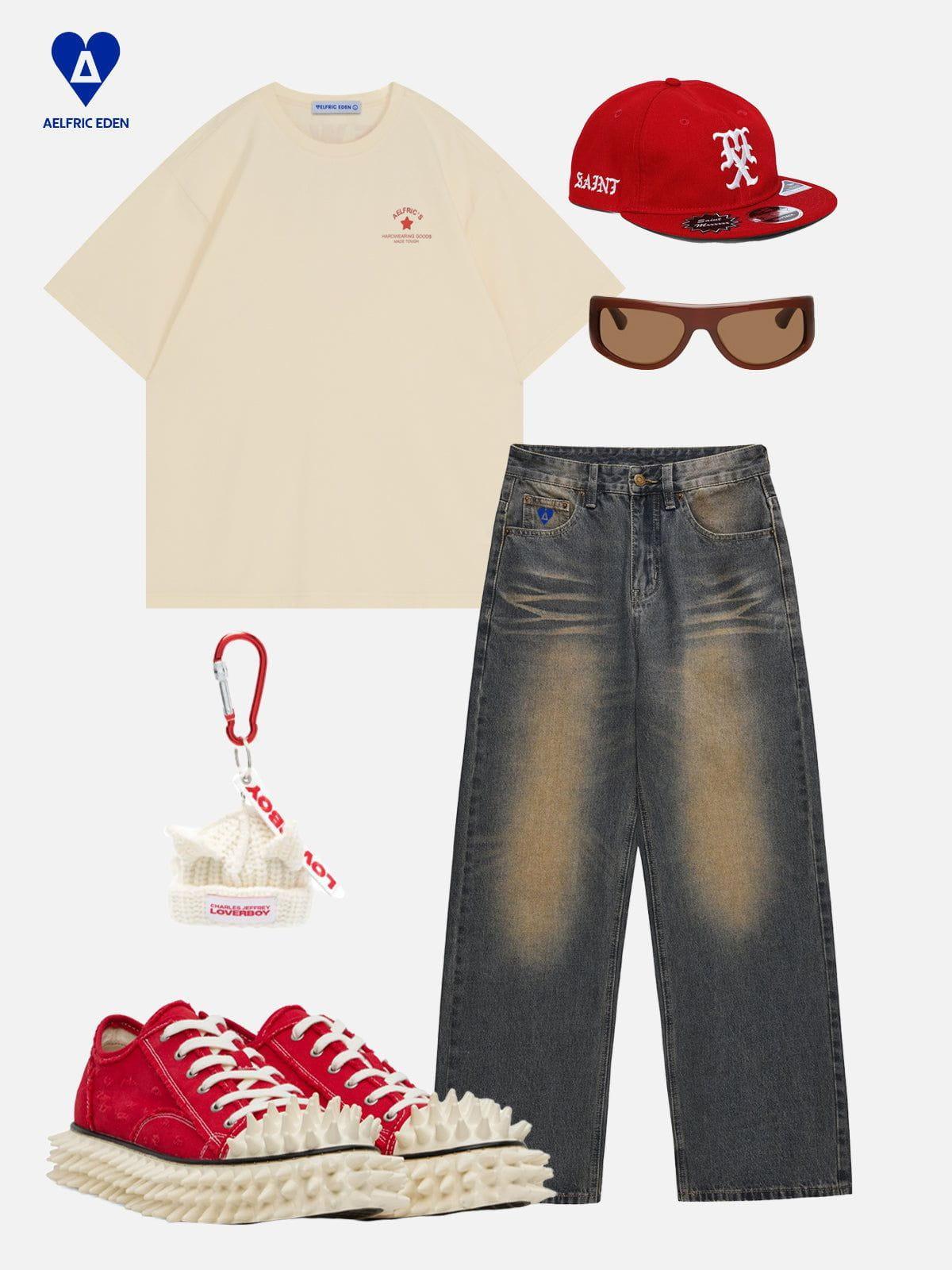 Aelfric Eden Essential Cotton Print Tee Product Image