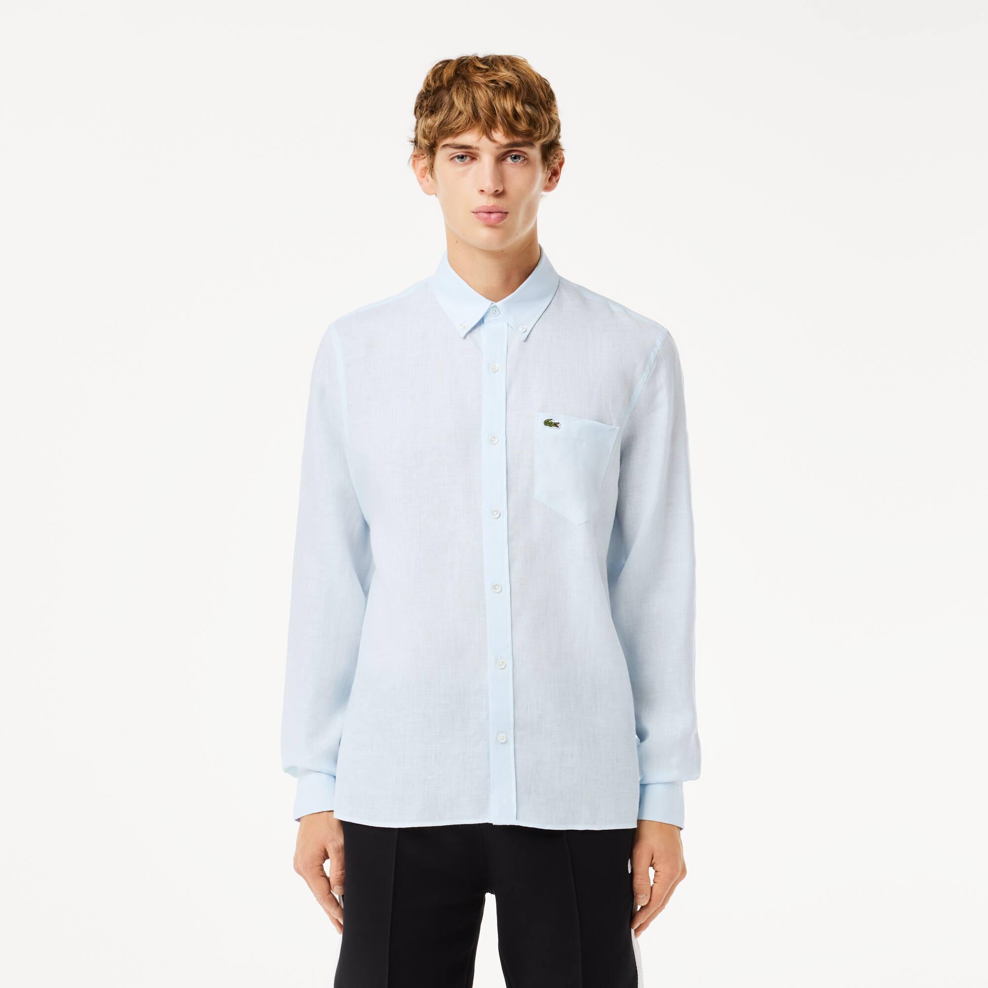 Regular Fit Linen Shirt Product Image