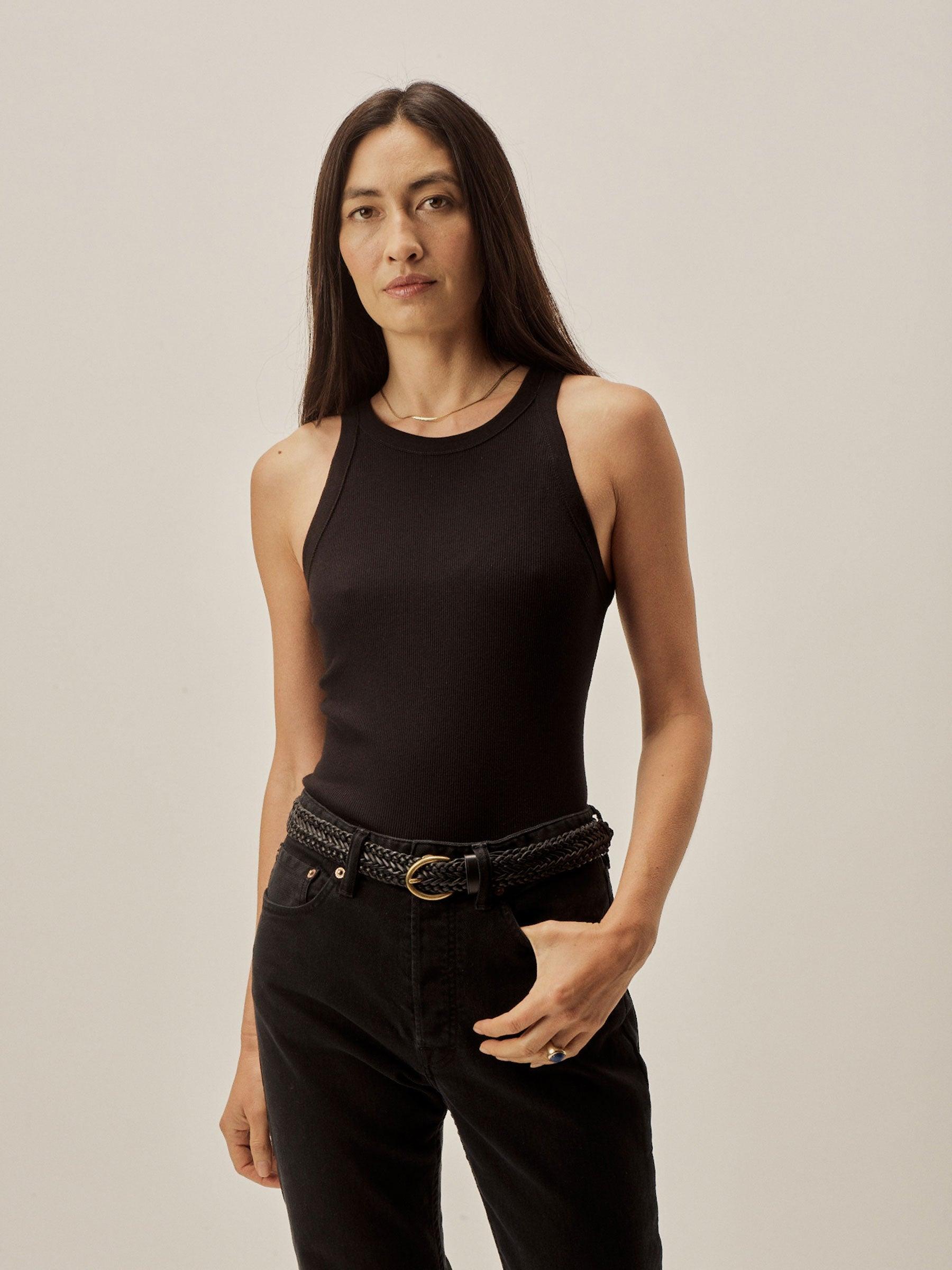 Black Surplus Rib Tank Product Image