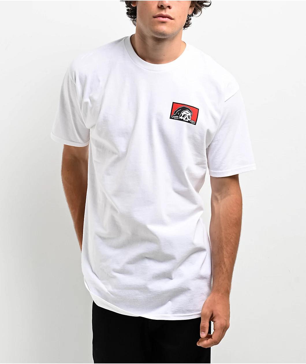 Lurking Class by Sketchy Tank Box Lurker White T-Shirt Product Image