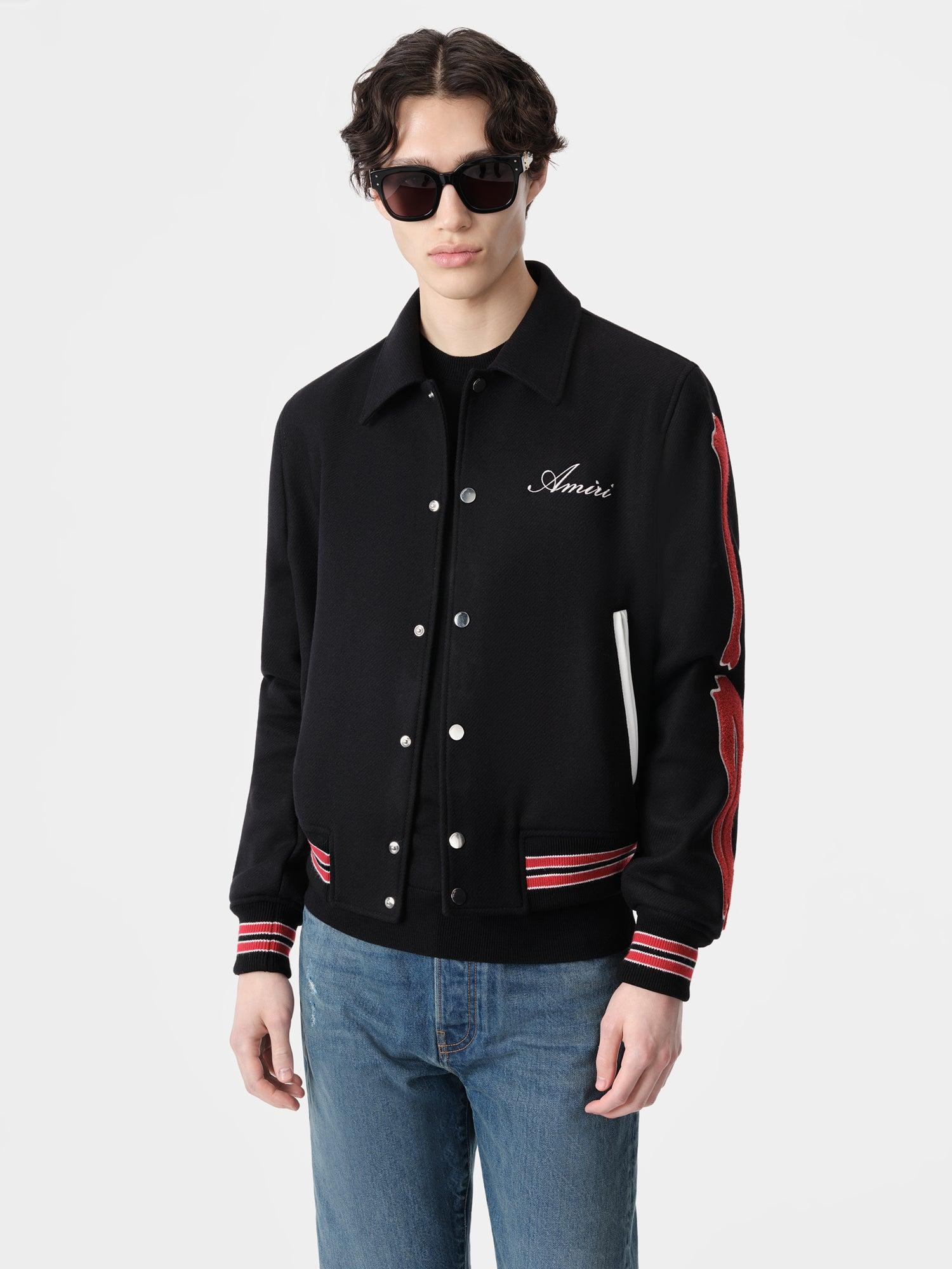 BONES JACKET - Black Red Product Image