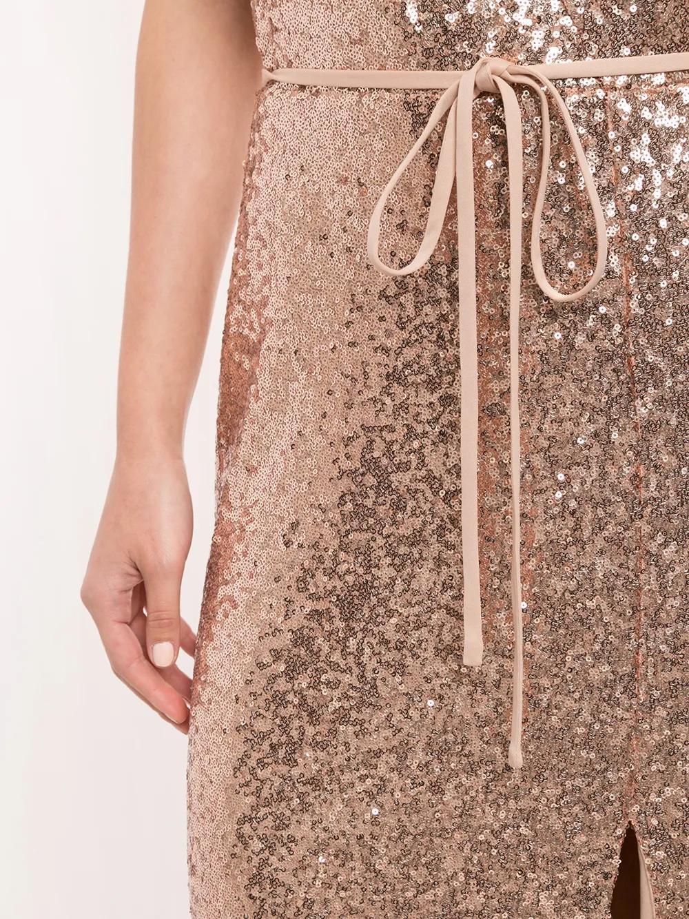 sequin-embellished gown Product Image