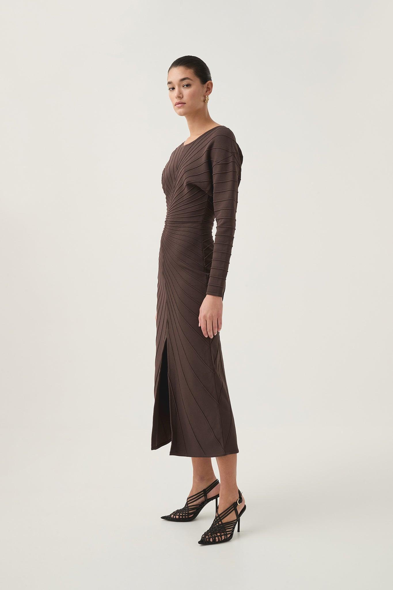 Modernist Cocoon Midi Dress Product Image