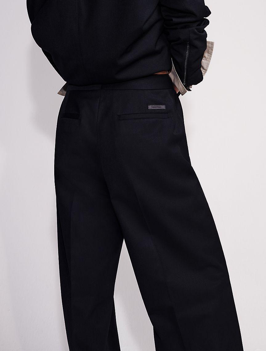 Wool Blend Tailored Pants Product Image