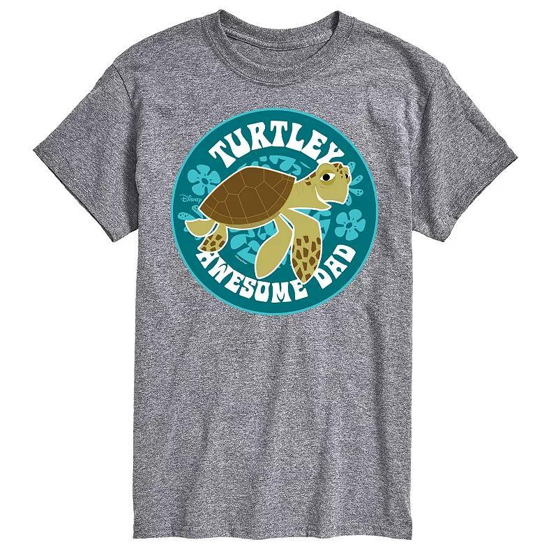 Disney/Pixar Finding Nemo Men's Turtley Awesome Dad Graphic Tee,  Product Image