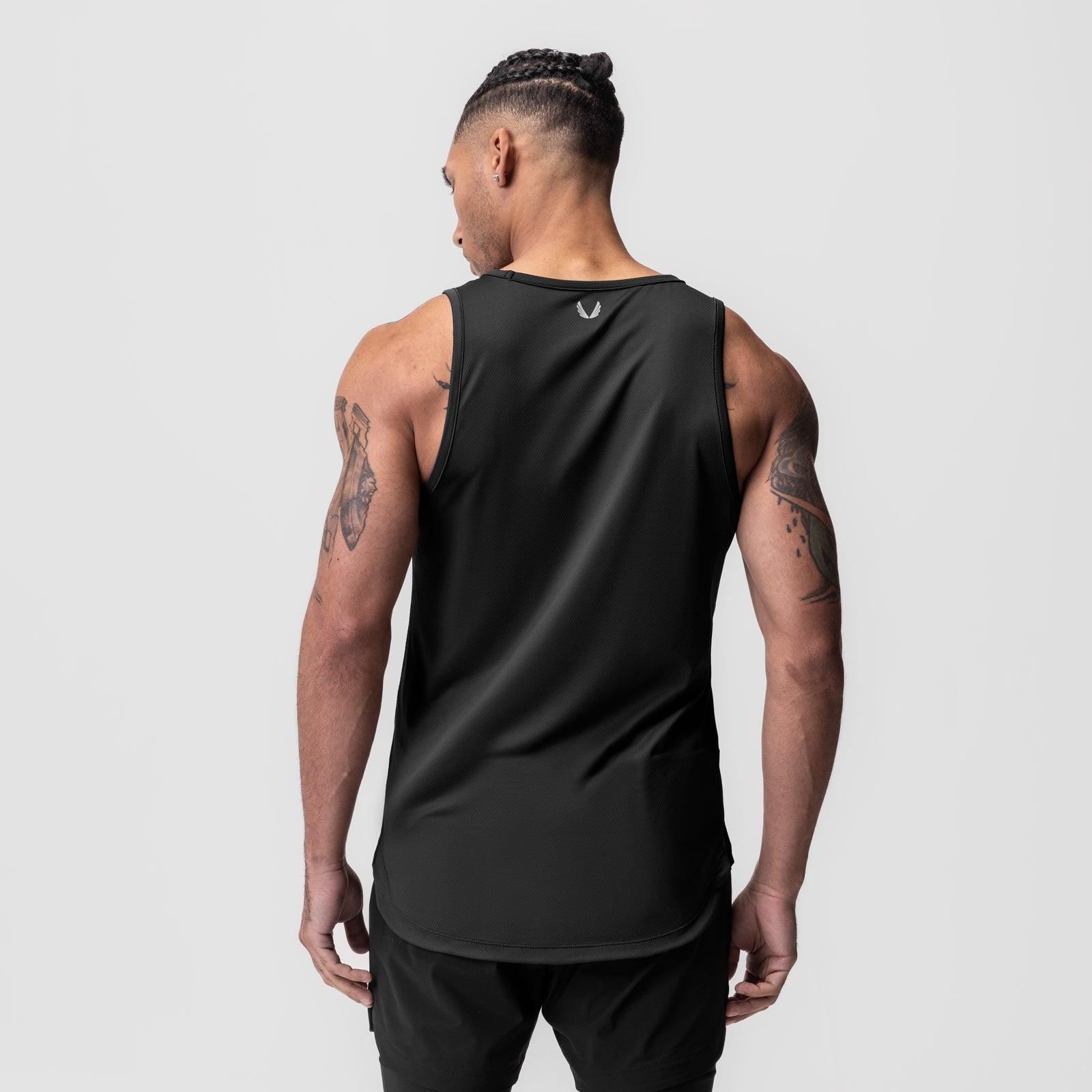 0830. AeroSilver® Tank Top - Black "OTWR" Product Image