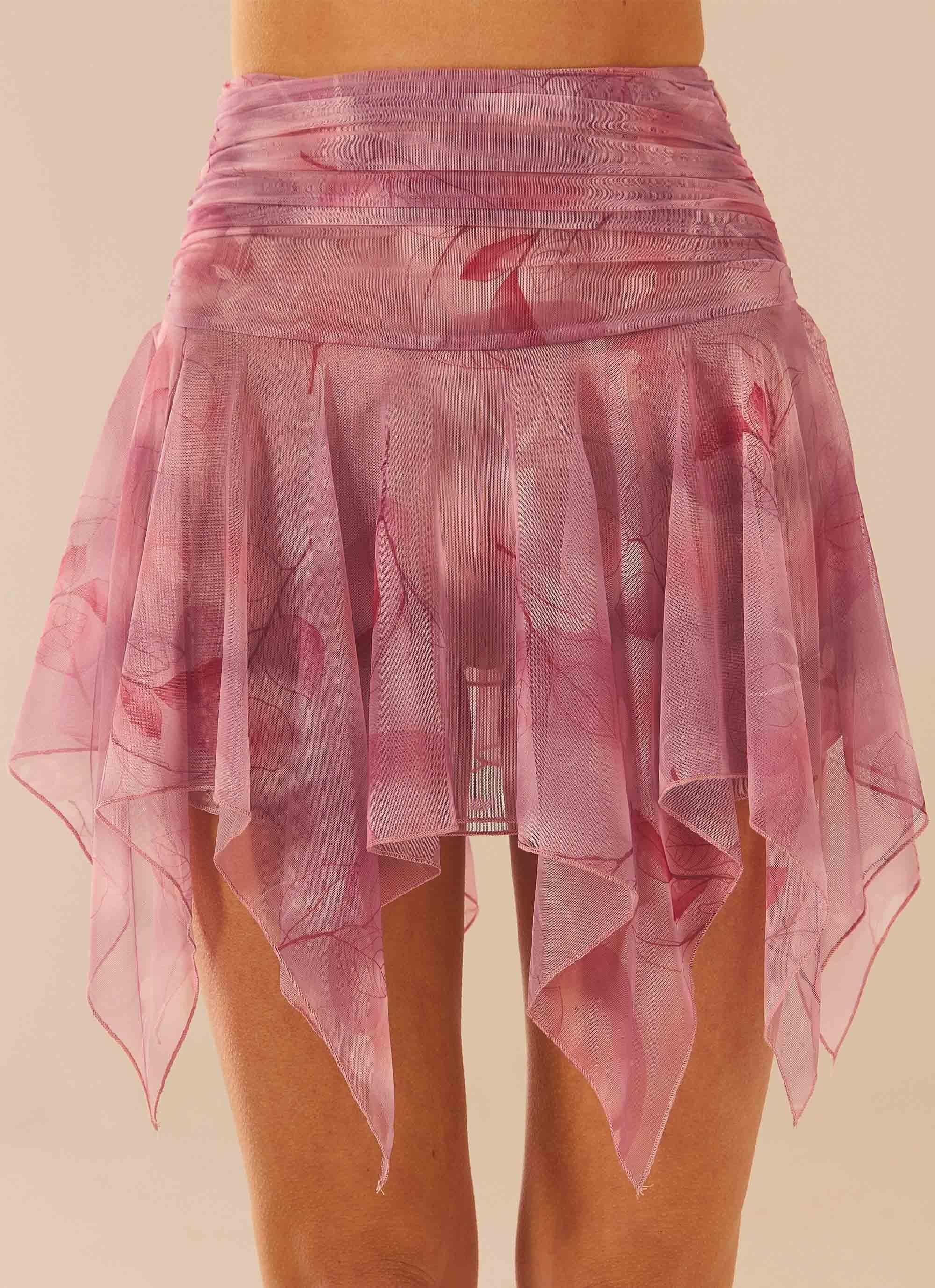 Camelia Mini Skirt - Soft Pink Product Image