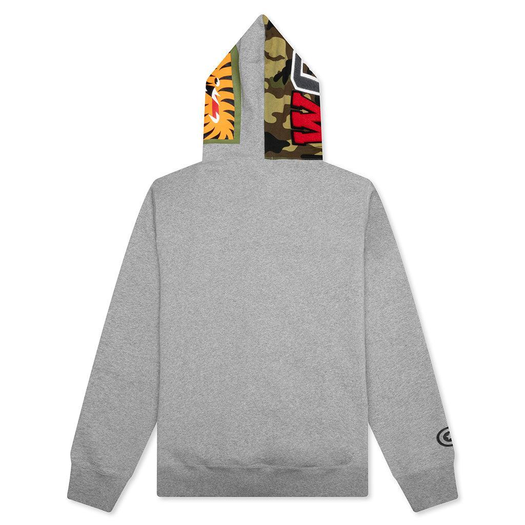 1st Shark Full Zip Hoodie - Gray Male Product Image