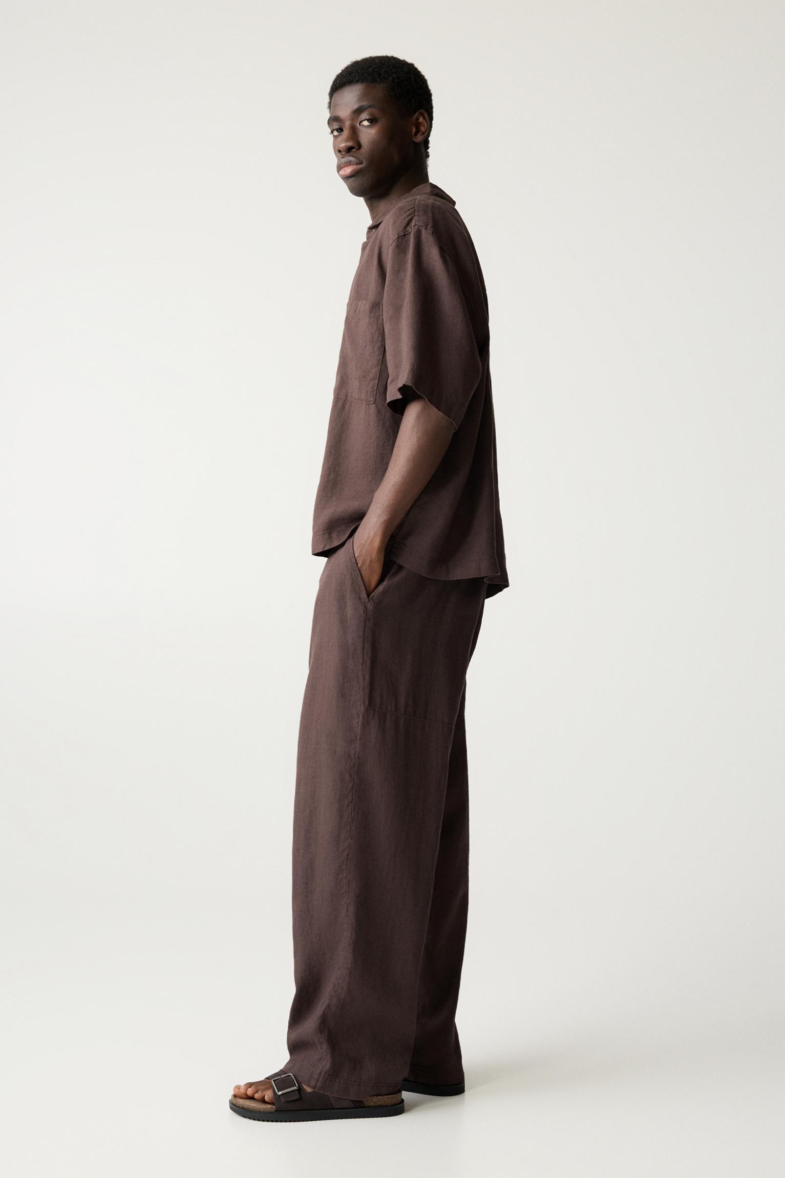 100% linen sweatpants Product Image