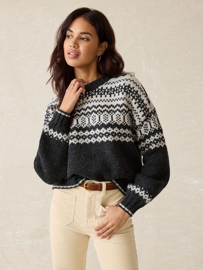 Willow Creek Sweater - Grey Valley Fairisle Product Image