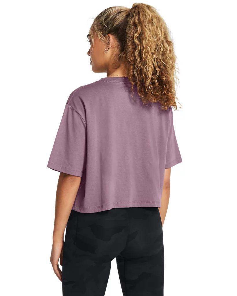 Women's UA Boxy Crop Simple Short Sleeve Product Image