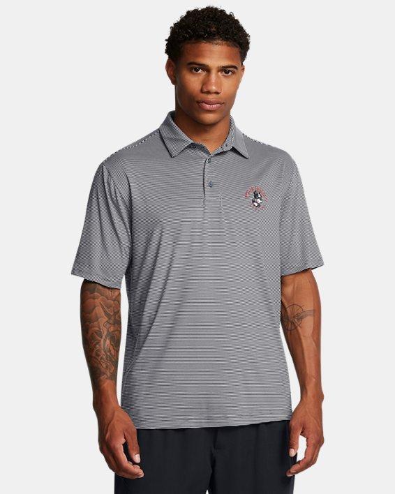 Mens UA Tee To Green Collegiate Stripe Polo Product Image