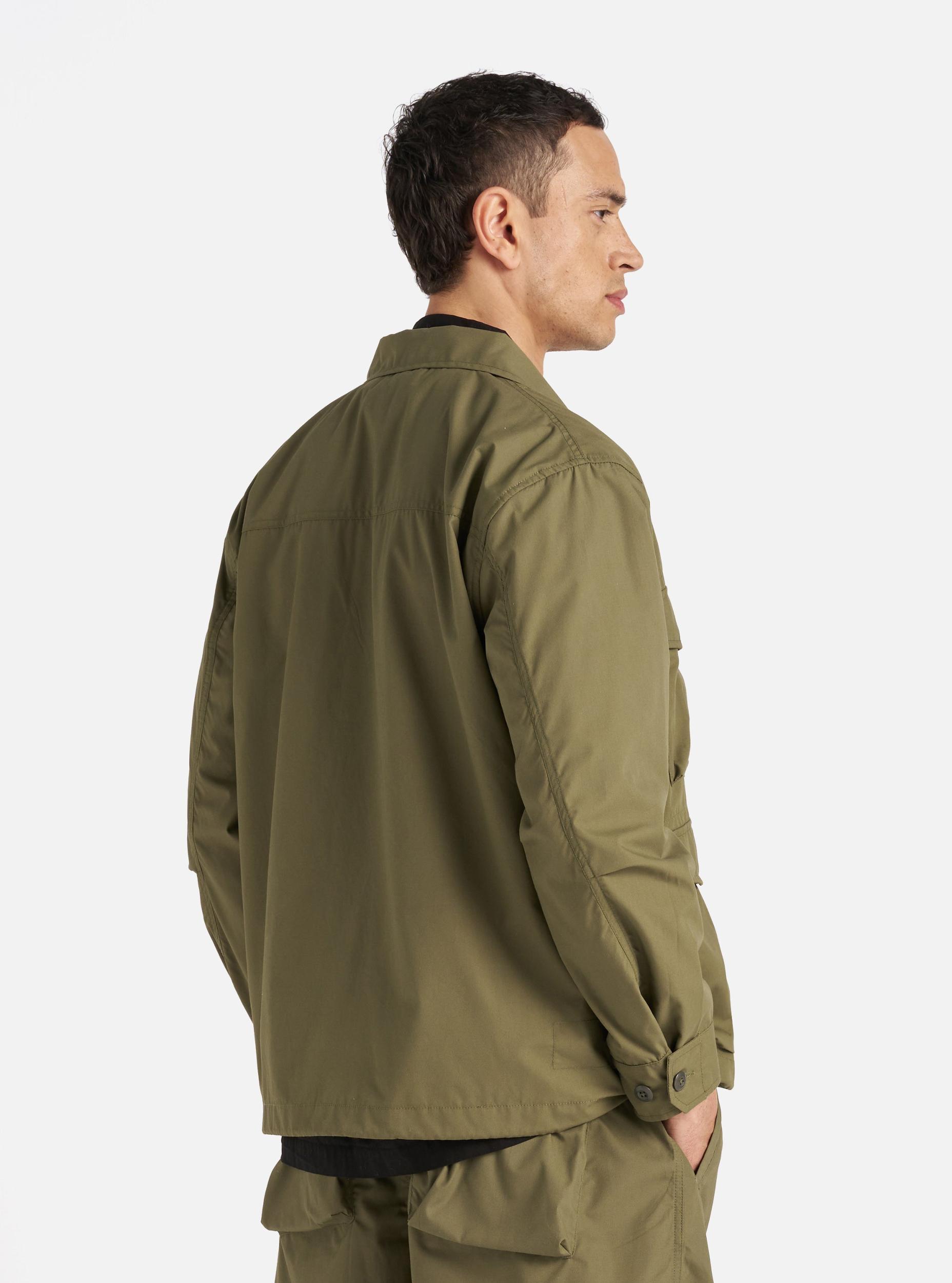 Olive Recycled Polytech Parachute Field Jacket Product Image