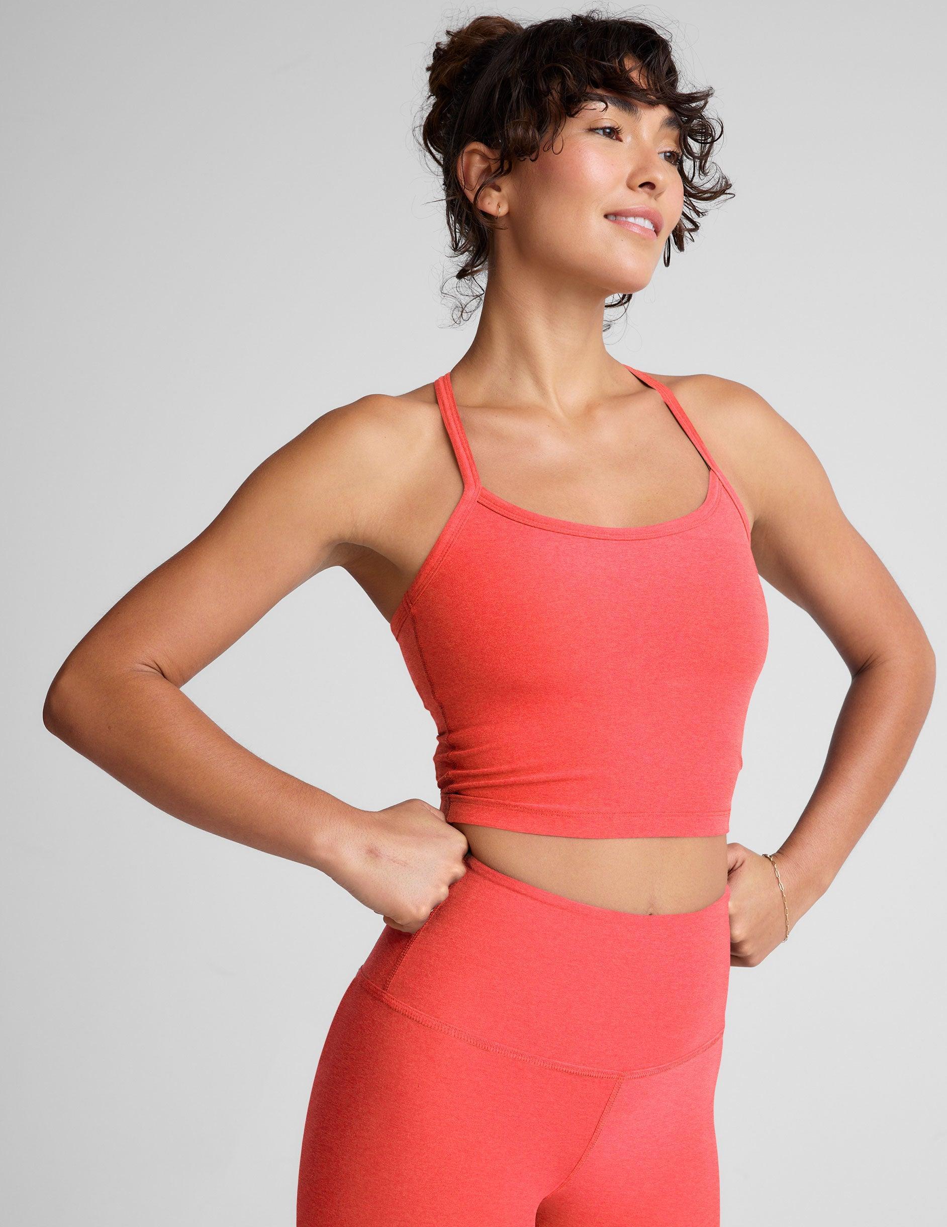 Spacedye Slim Racerback Cropped Tank Product Image