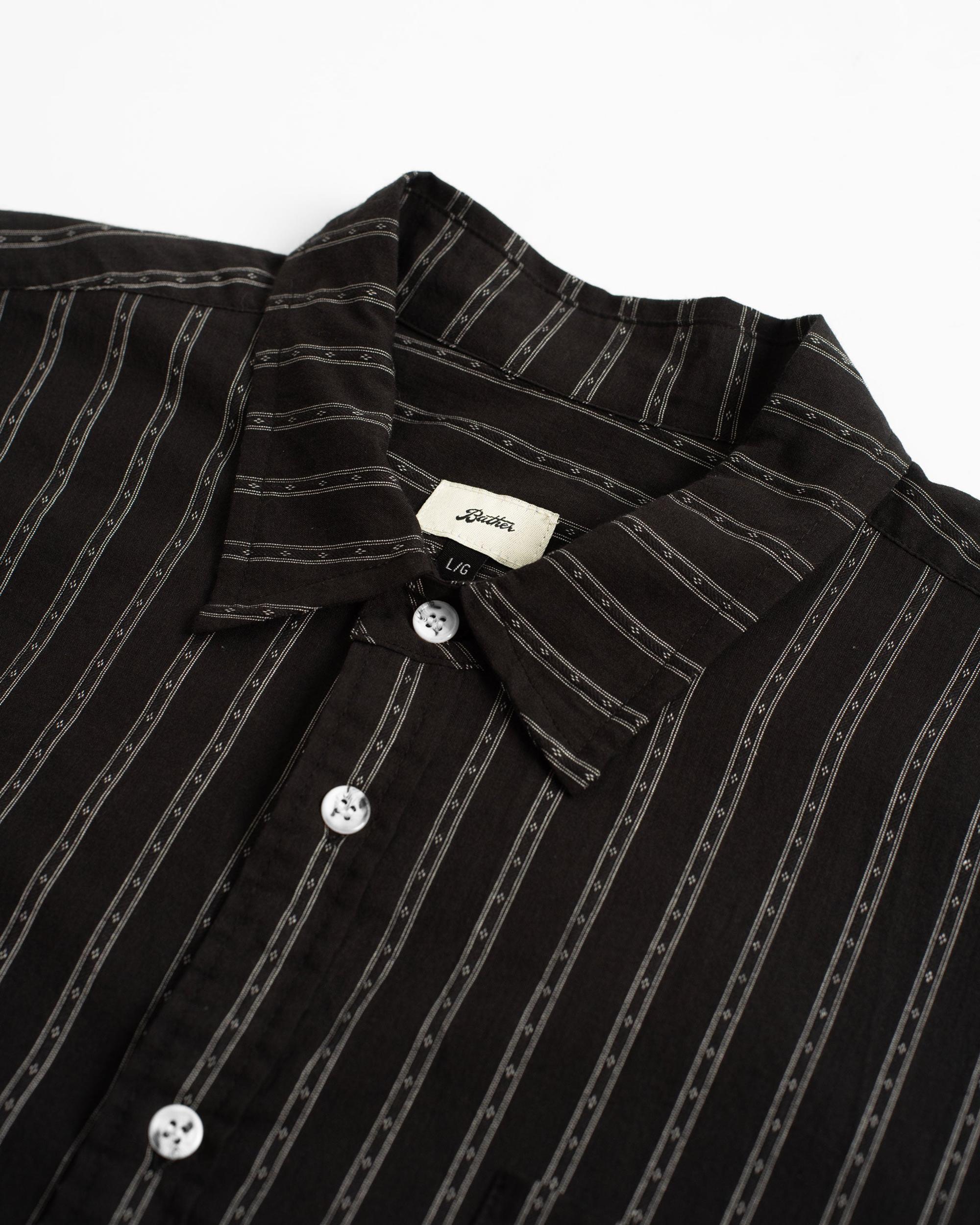 Black Dobby Leisure Shirt Product Image