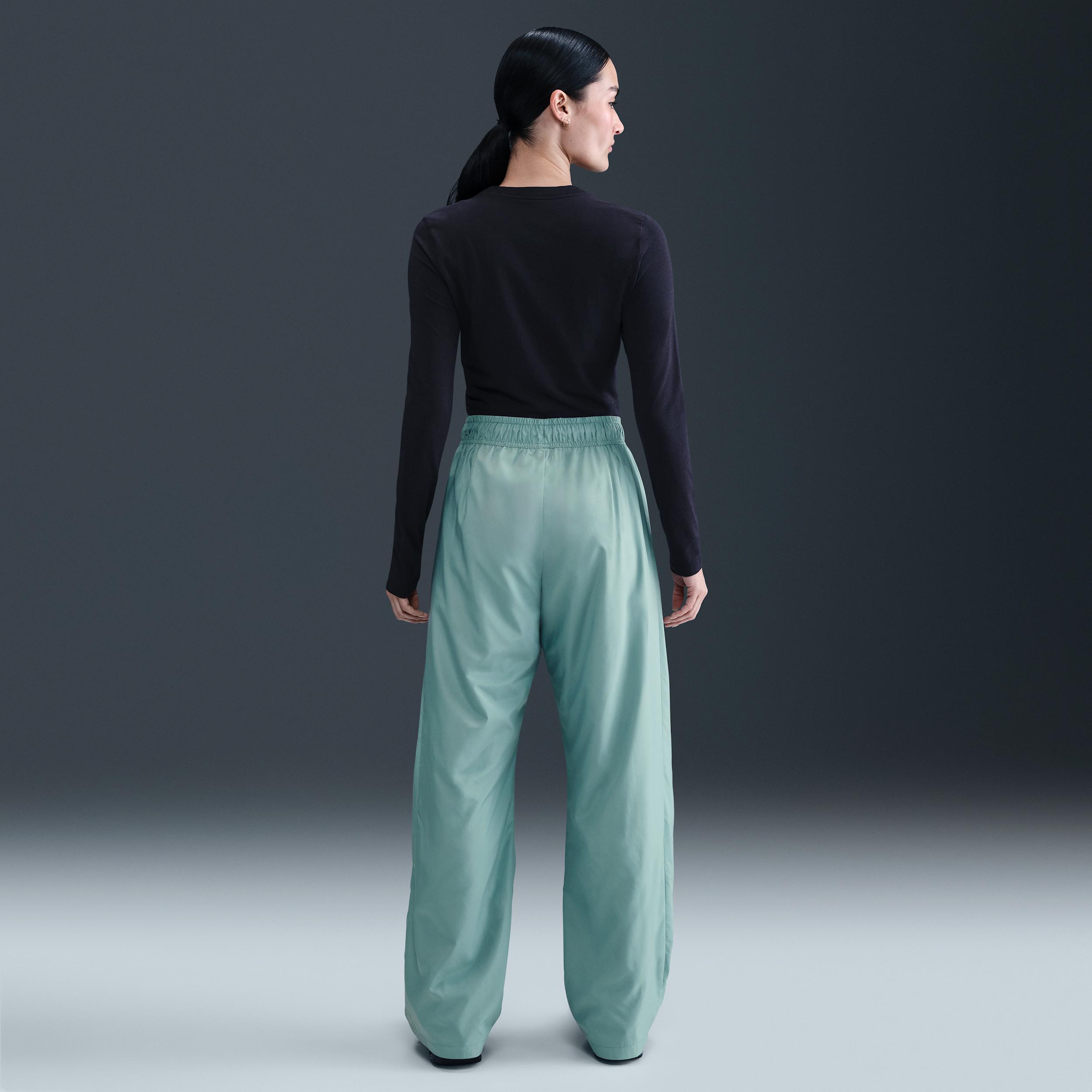 Womens Nike Sportswear Classic Mid-Rise Open-Hem Pants | HV2324-010 Product Image