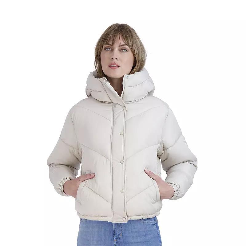 Juniors Sebby Short Puffer Jacket, Womens Product Image