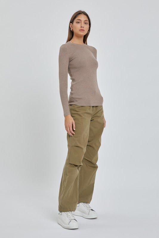 UB BASICS: MAKE YOUR CHOICE RIBBED TOP *FS Product Image