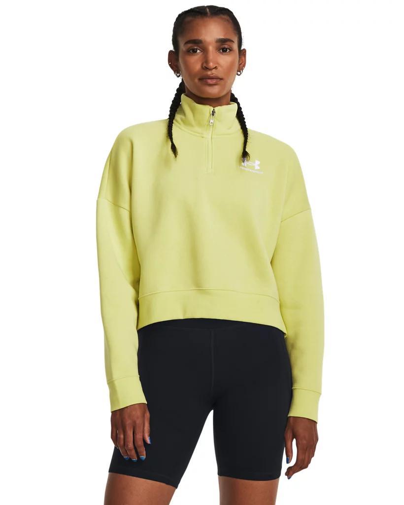 Women's UA Essential Fleece ½ Zip Product Image