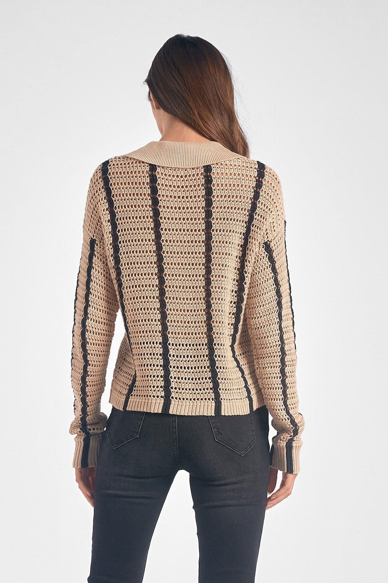 Sweater Vnk Btn Down Product Image