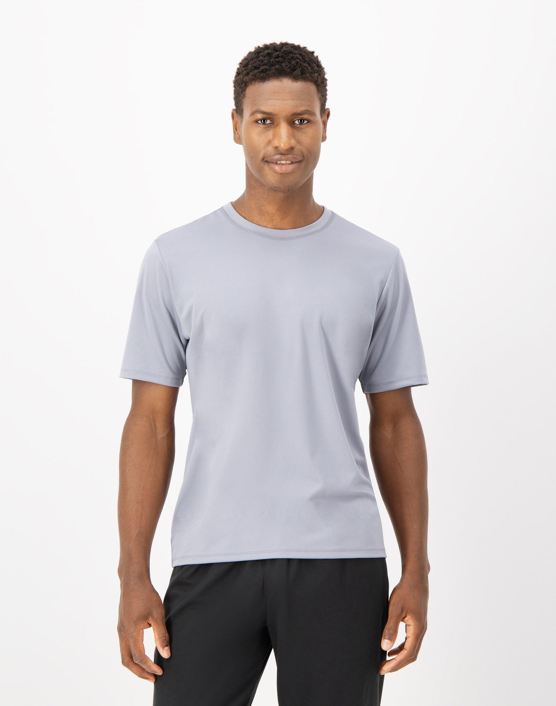 Men's Hanes® Moves Short Sleeve Performance Tee, Size: XL, Blue Dive Product Image