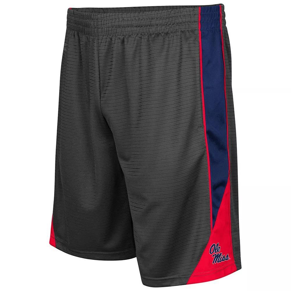 Men's Colosseum Charcoal Ole Miss Rebels Turnover Shorts,  Product Image