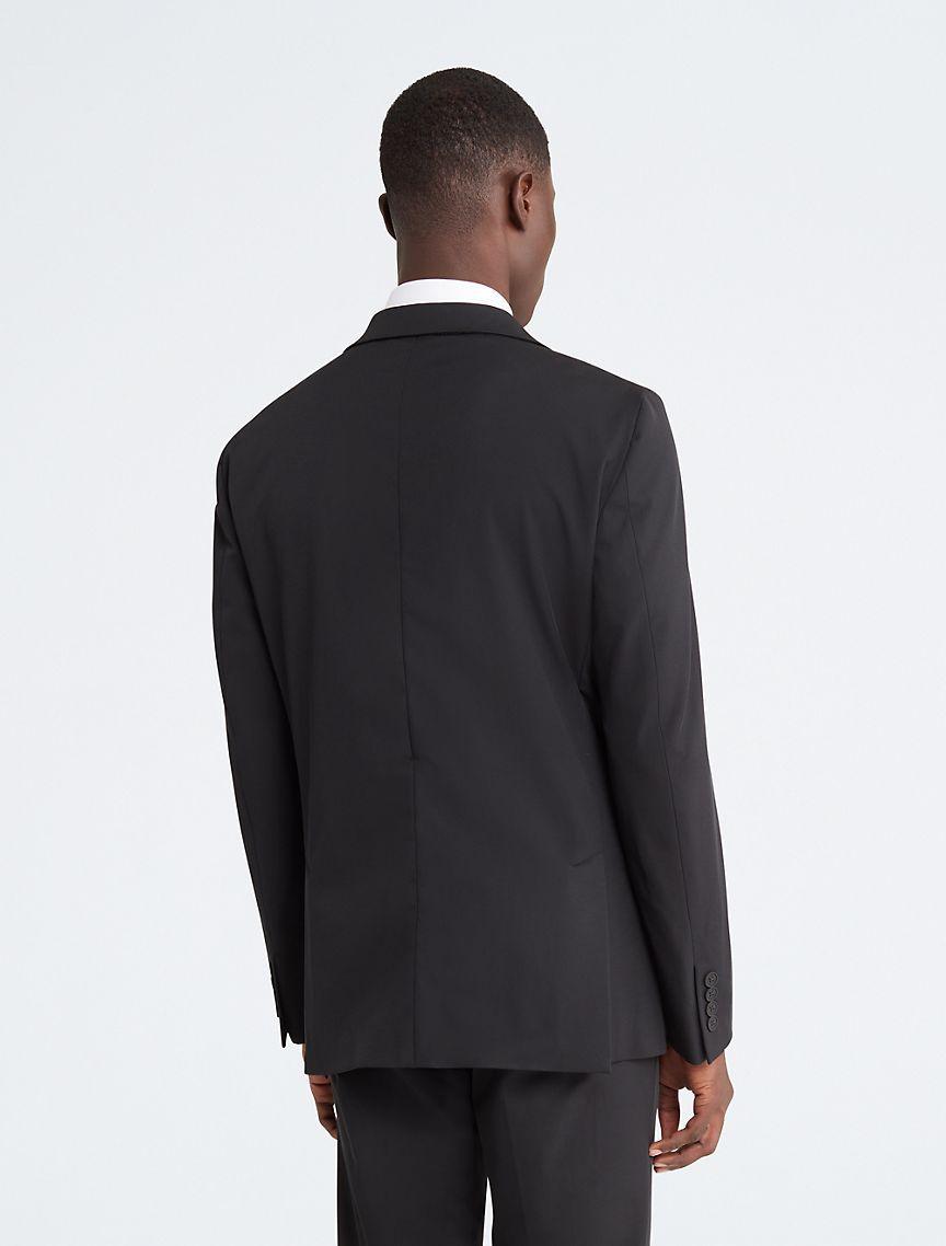 Tech Slim Fit Black Suit Jacket Product Image