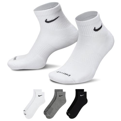 Nike Mens Nike 3 Pack Dri-FIT Plus Quarter Socks - Mens Product Image