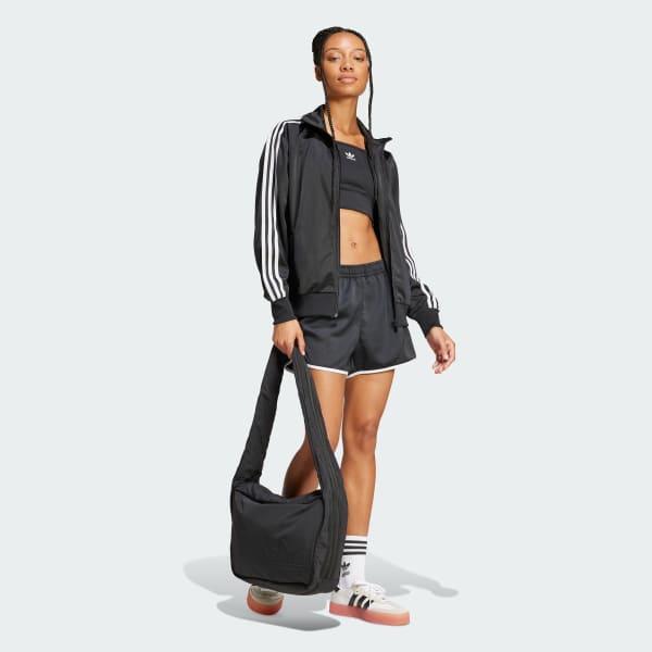 adidas Adicolor Classic Firebird Loose Track Top Black 2XS Womens Product Image