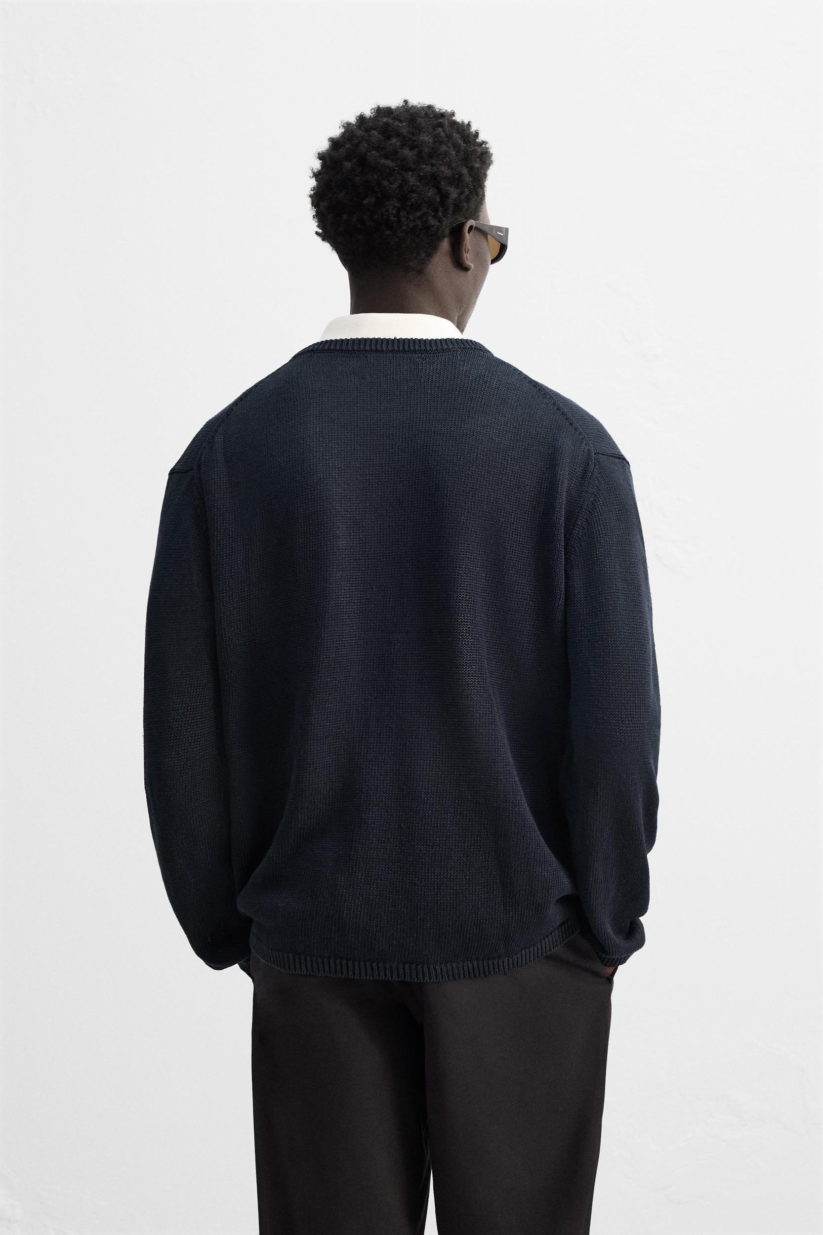100% LINEN SWEATER Product Image