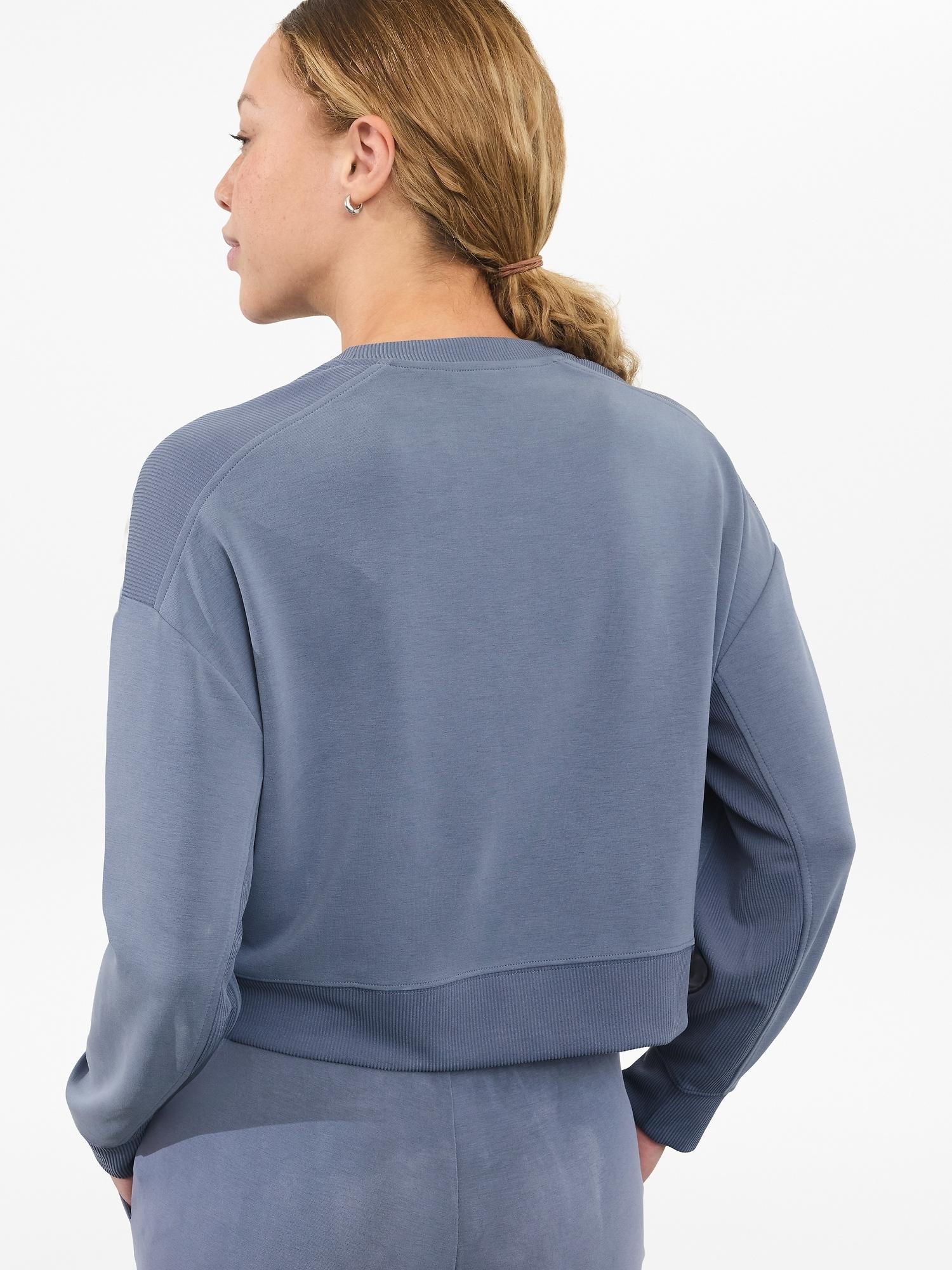 Seasoft Rib Crewneck Sweatshirt Product Image