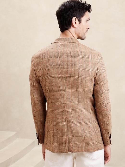 Tailored-Fit Linen-Blend Jacket Product Image