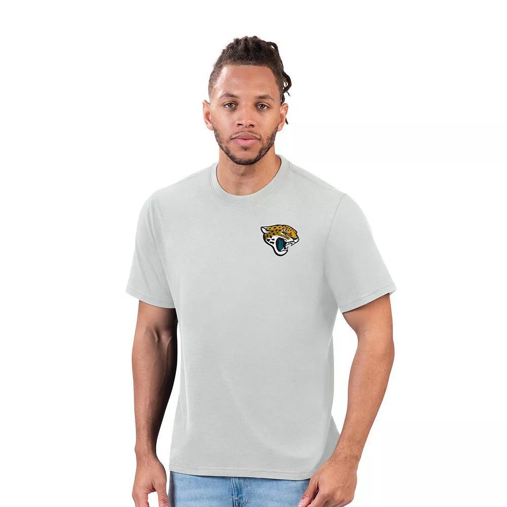 Men's Margaritaville Gray Jacksonville Jaguars Time Flies T-Shirt, Size: Large, Grey Product Image