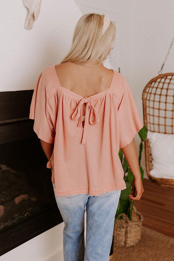 Heard The Story Waffle Knit Top Product Image