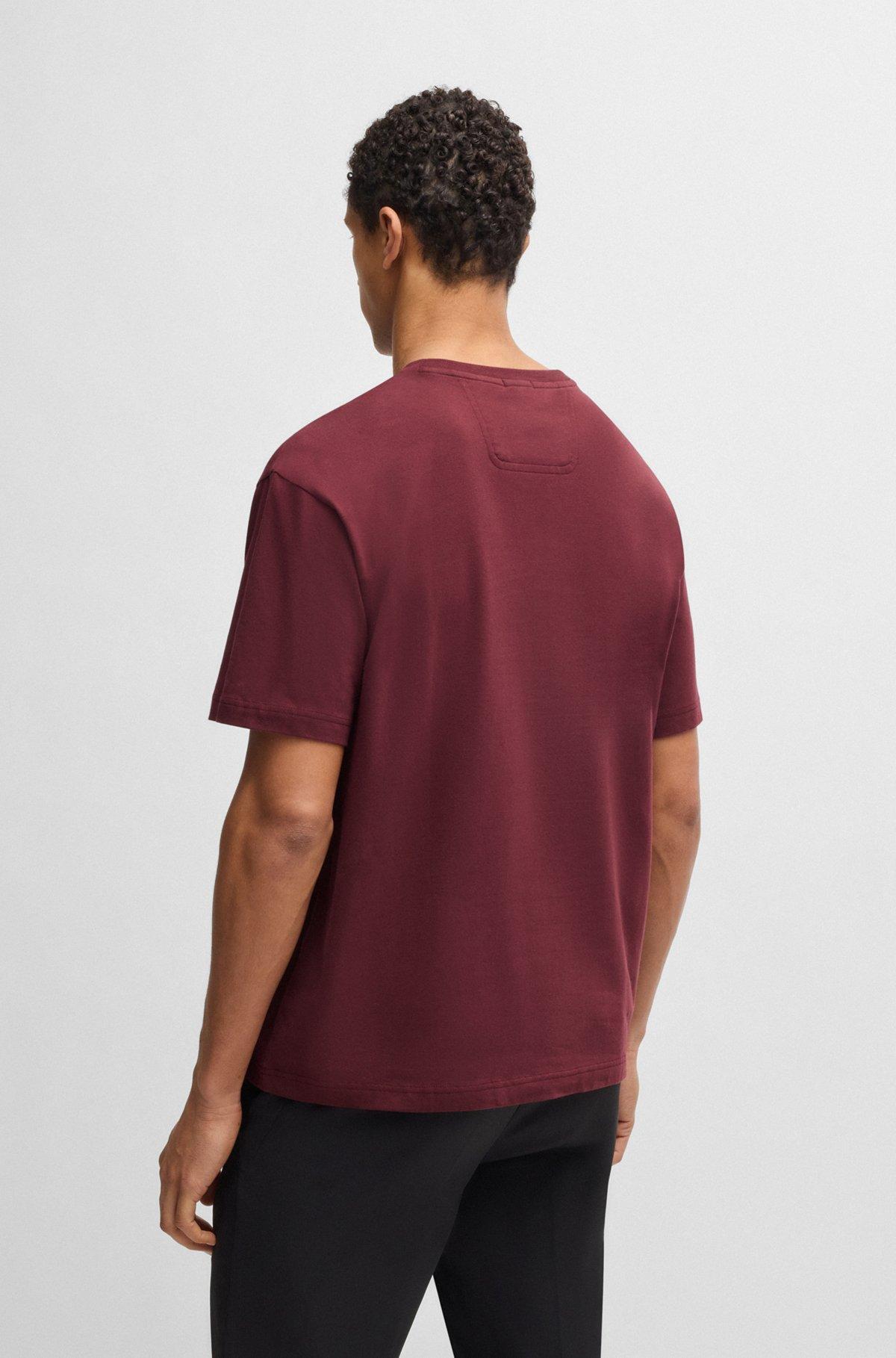 Stretch-cotton T-shirt with Double B monogram Product Image