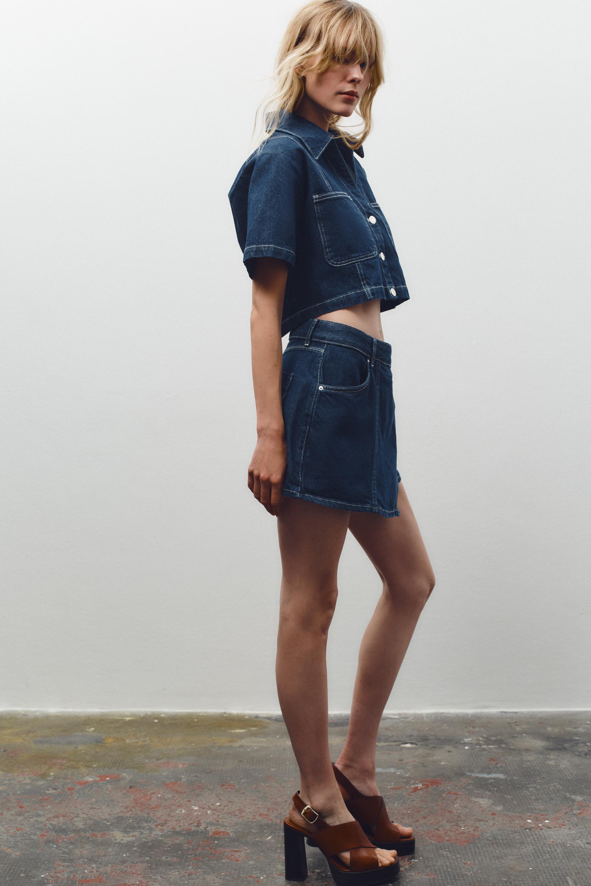 Z1975 WRAP DENIM SKORT Product Image