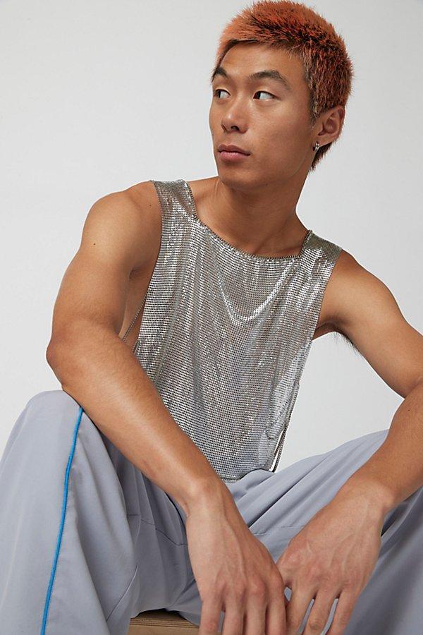 Troye Metal Tank Top Mens at Urban Outfitters Product Image