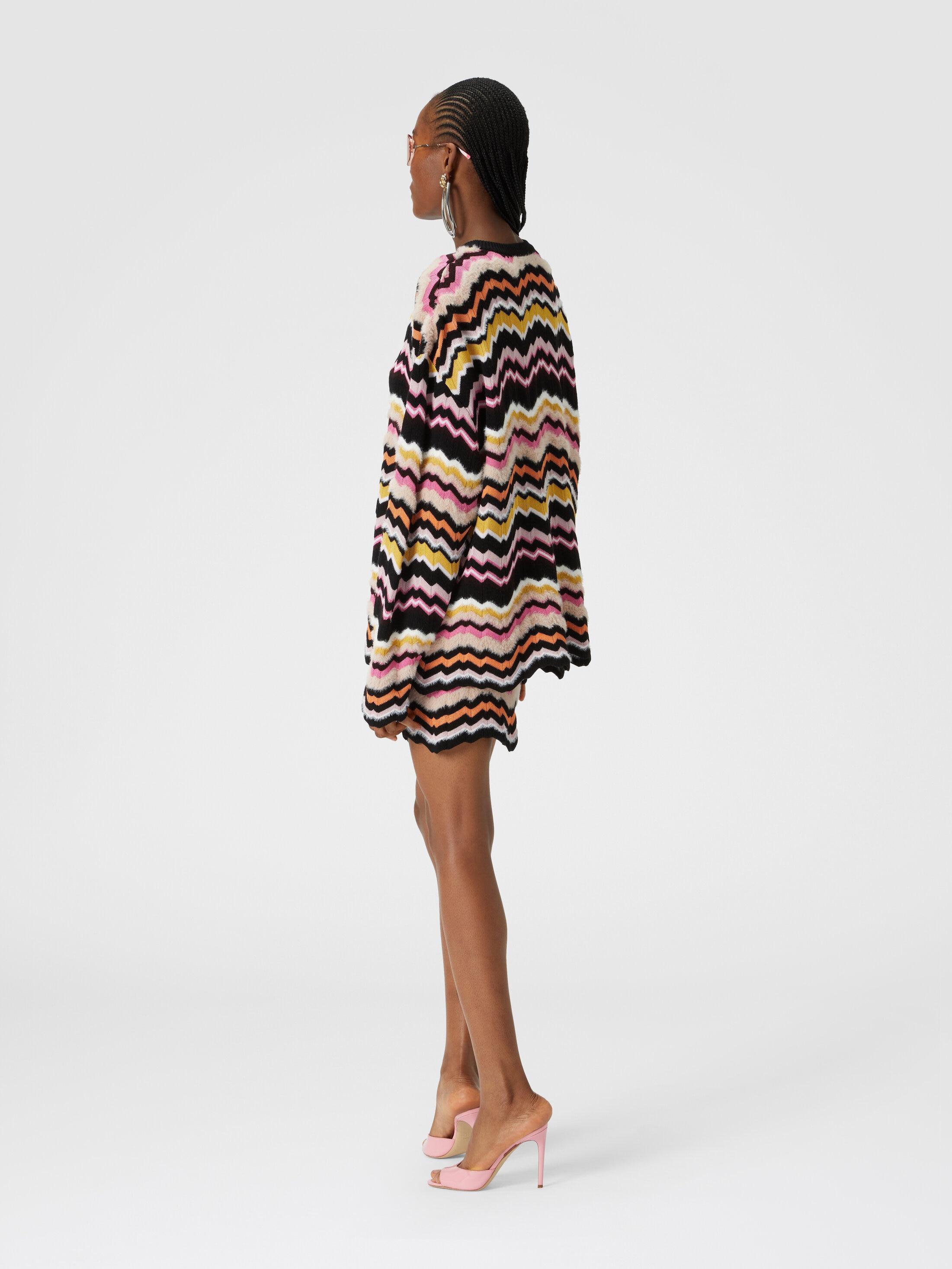 Mini skirt with zigzag Greek motif Product Image