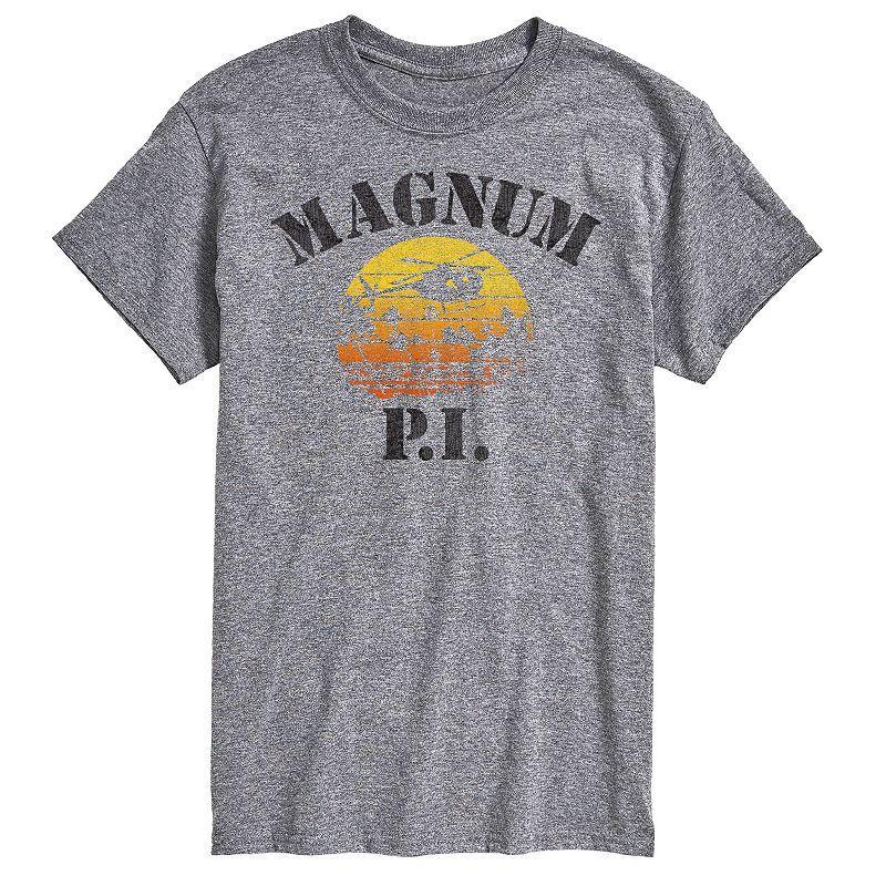 Big & Tall Magnum PI Hawaii Graphic Tee, Men's, Size: 3XB, Gray Product Image