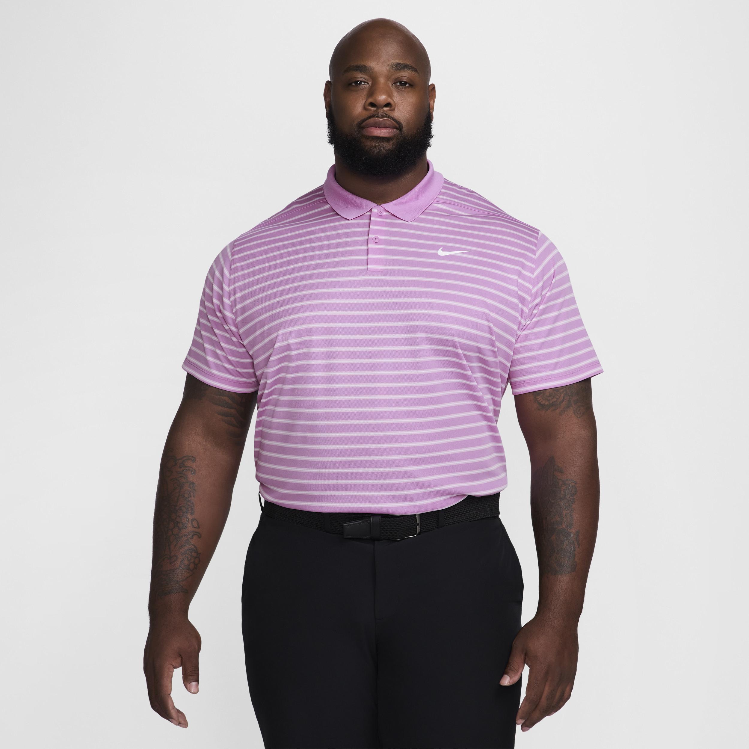 Nike Mens Dri-FIT Victory Striped Golf Polo Product Image