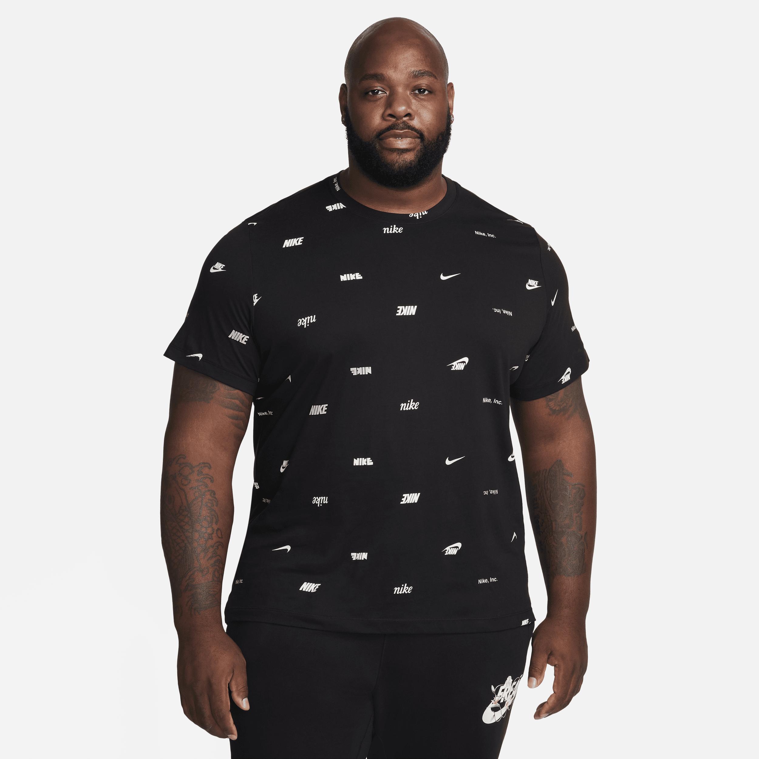 Nike Club Men's Allover Print T-Shirt Product Image