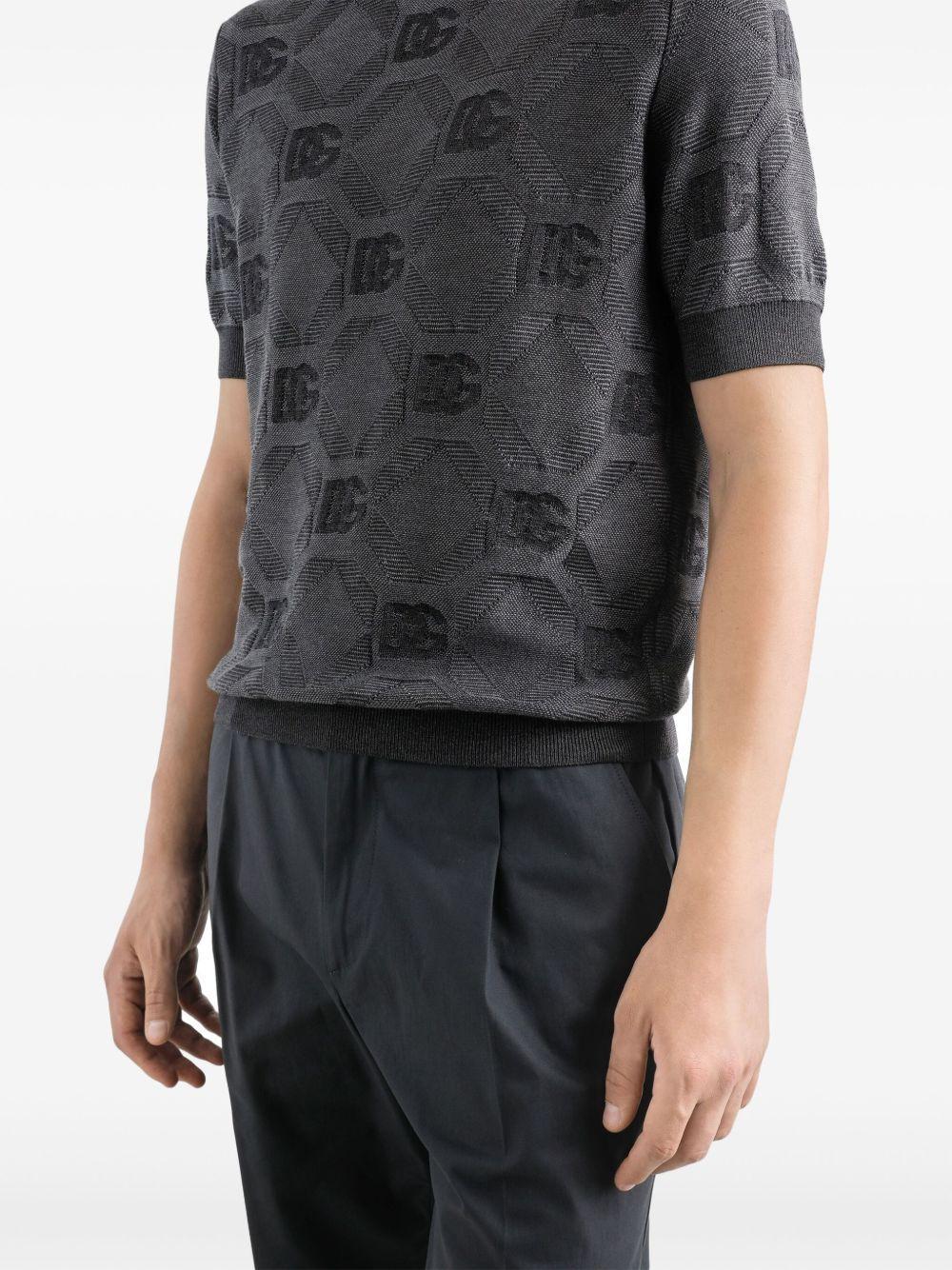 logo-jacquard T-shirt Product Image