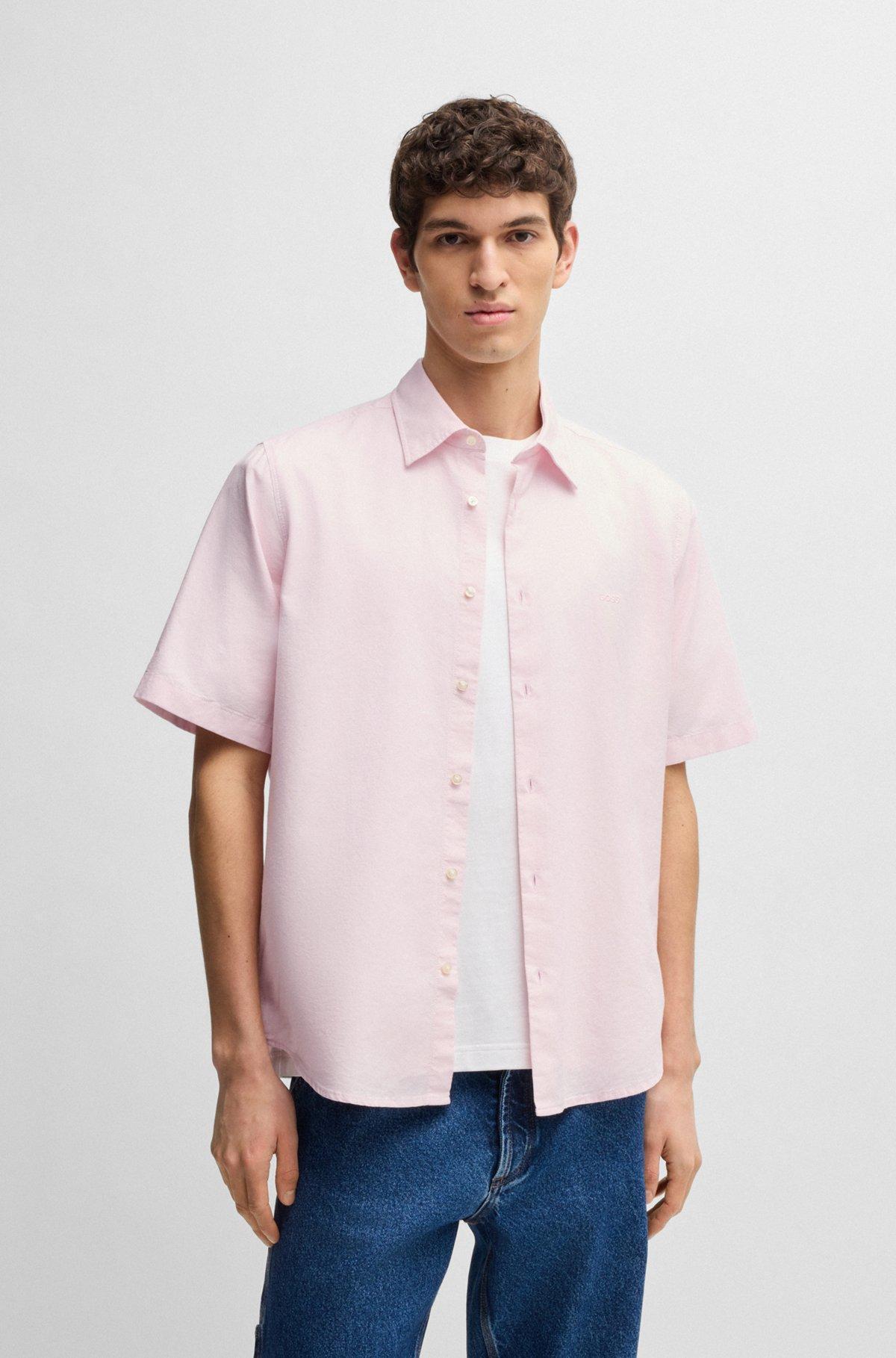 Regular-fit shirt in Oxford cotton Product Image