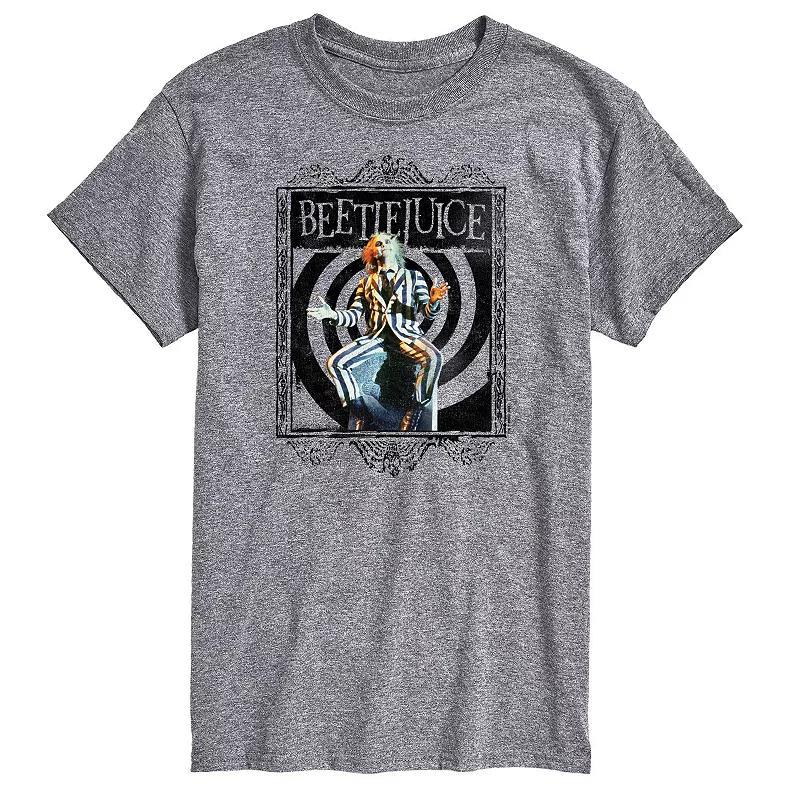 Big & Tall Beetlejuice On Grave Graphic Tee, Mens Product Image