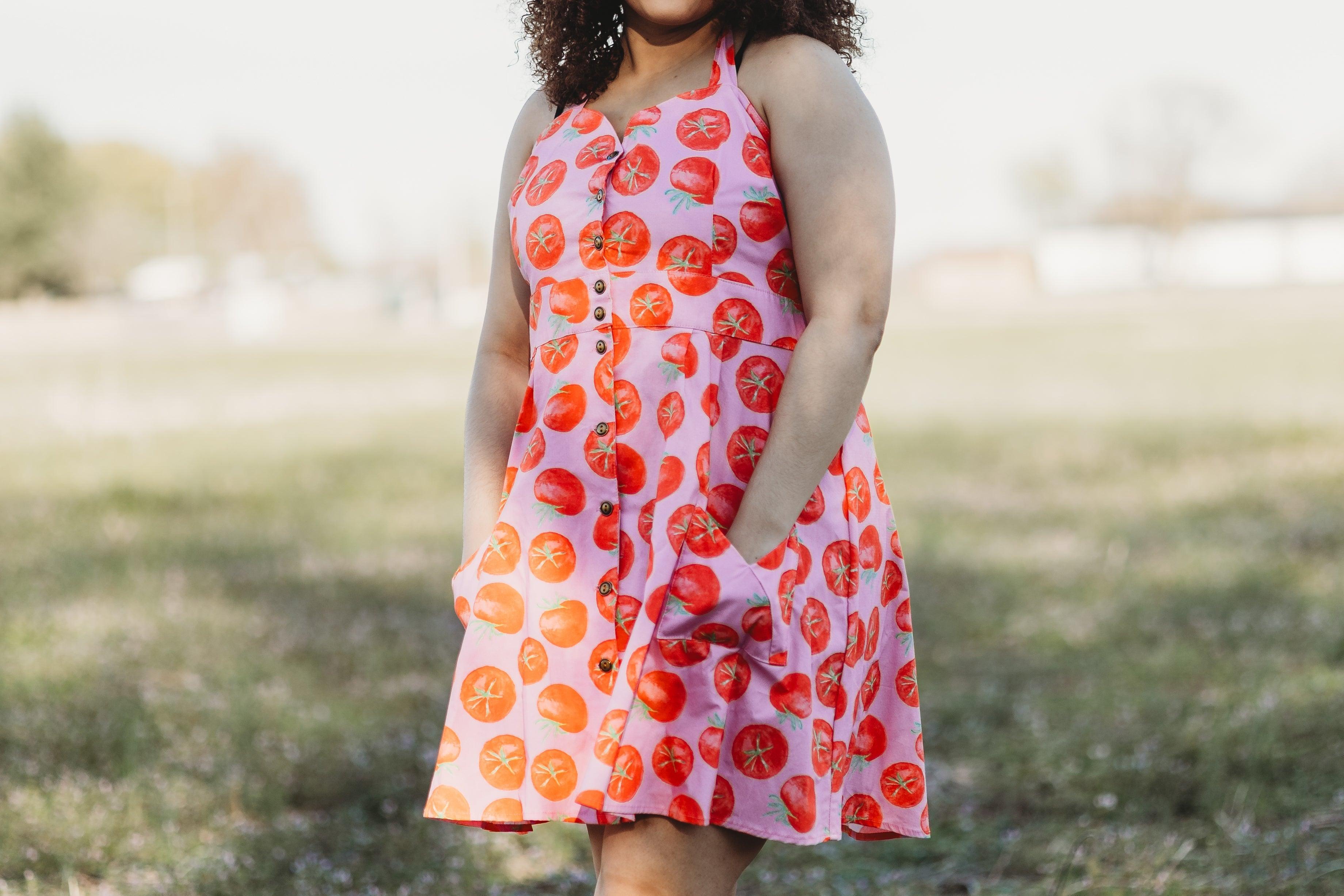 Bedding Dress in Tomato Product Image