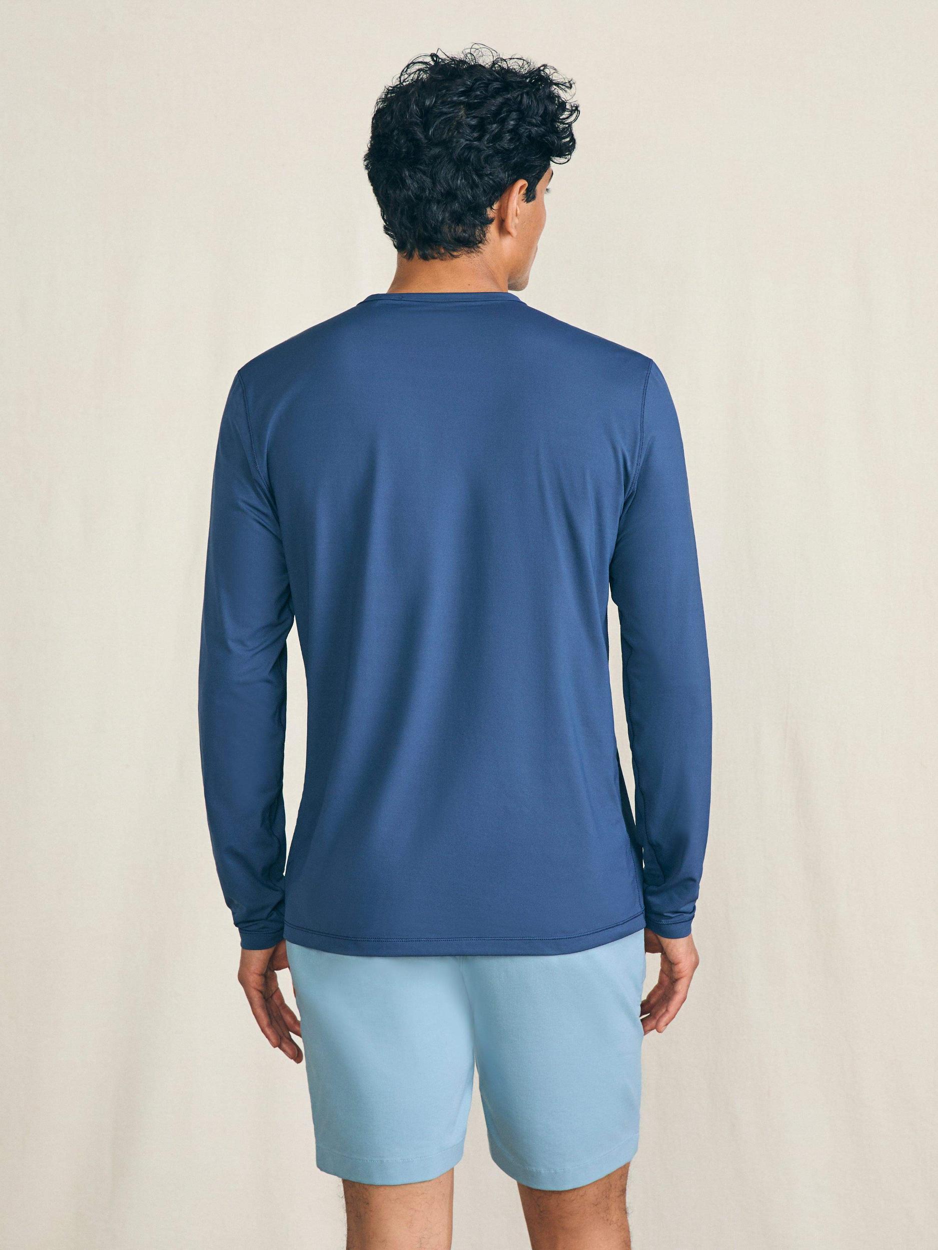 Long-Sleeve Surfrider Shorelite UPF Tee - Deep Navy Male Product Image