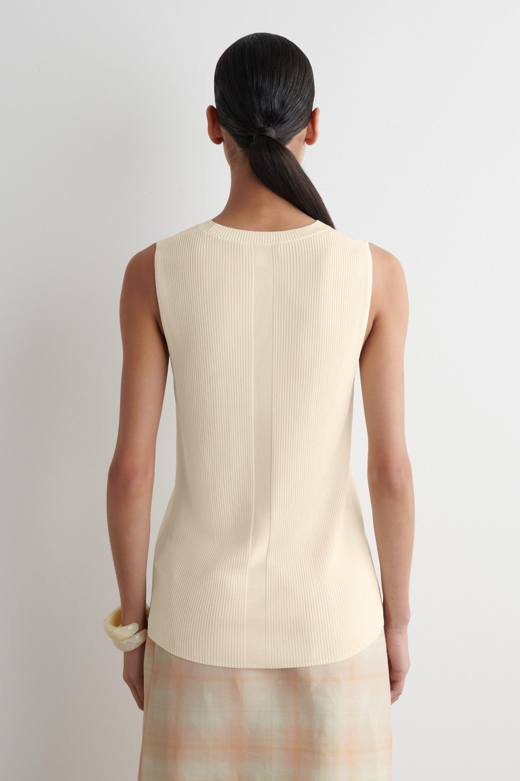 RIBBED-KNIT TANK TOP Product Image